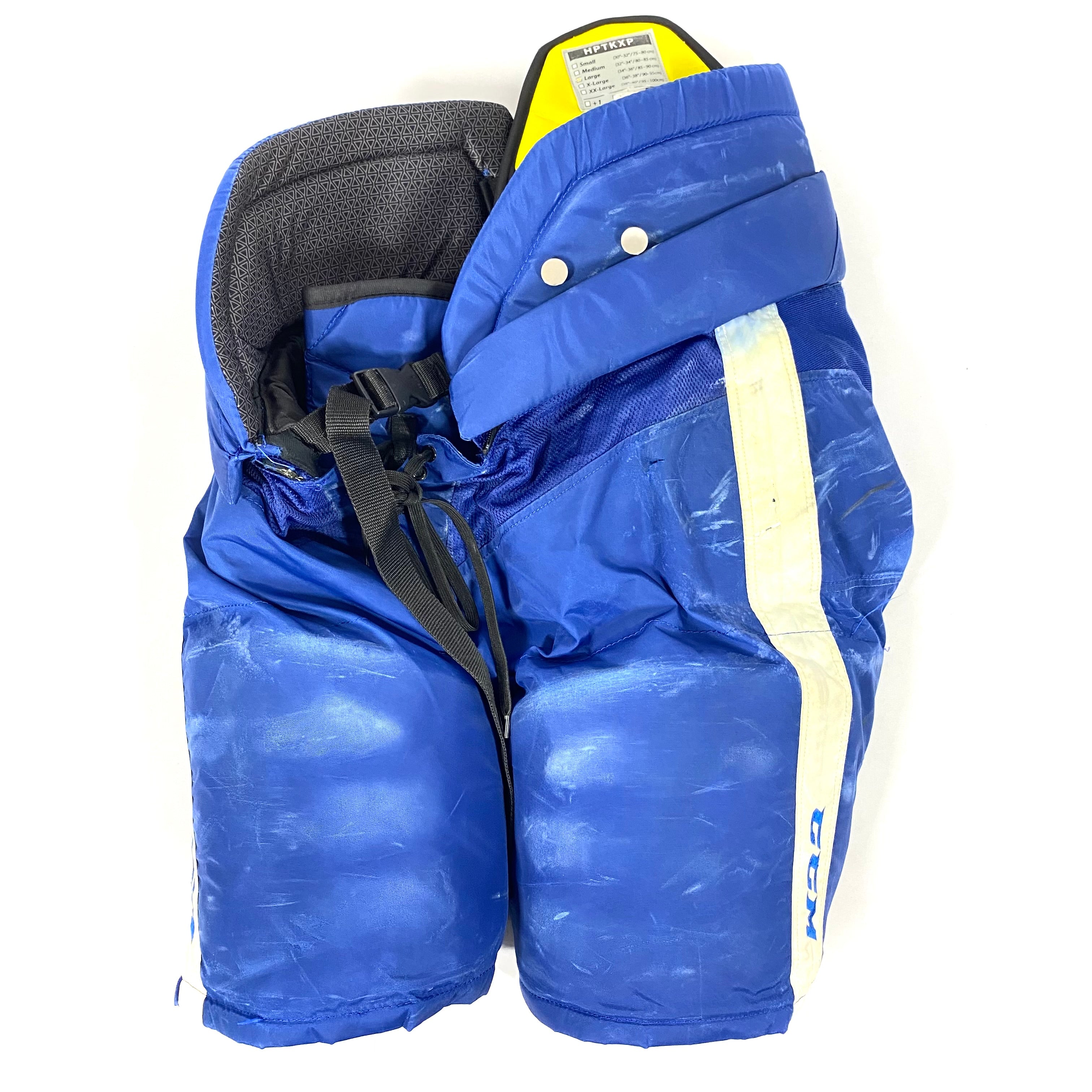 CCM HPTK - Pantalon d'occasion de la LNH - Maple Leafs de Toronto (bleu)